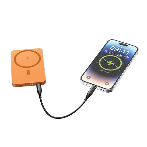orange Batería inalámbrica magnética Urban Vitamin Marin 5000 mAh