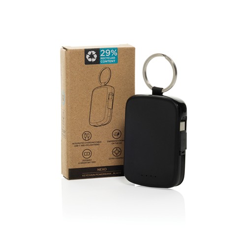Porte-clés powerbank 2000mAh et câbles intégrés Nexo RCS - 3