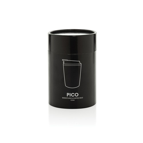 Tasse à café 220ml dans une boite cylindrique Pico Barista - 12