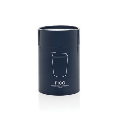 azul marino Taza café Pico Barista RCS 220 ml en caja de regalo tubular