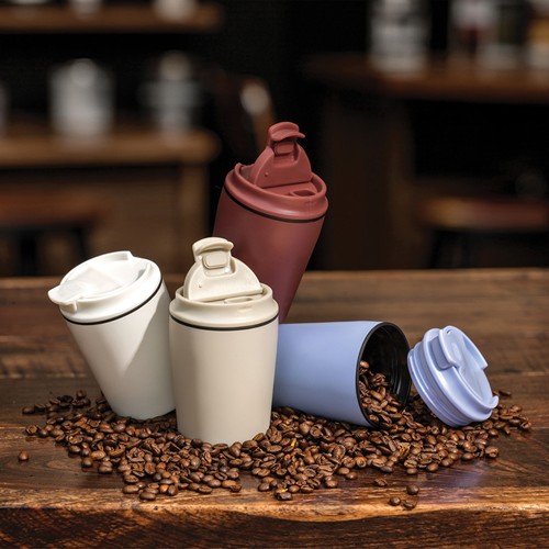 beis Taza café Pico Barista RCS 220 ml en caja de regalo tubular