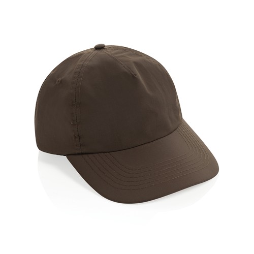 marrón Gorra de béisbol KENTO URBAN RCS 5 paneles nailon reciclado