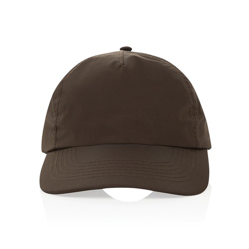 marrón Gorra de béisbol KENTO URBAN RCS 5 paneles nailon reciclado