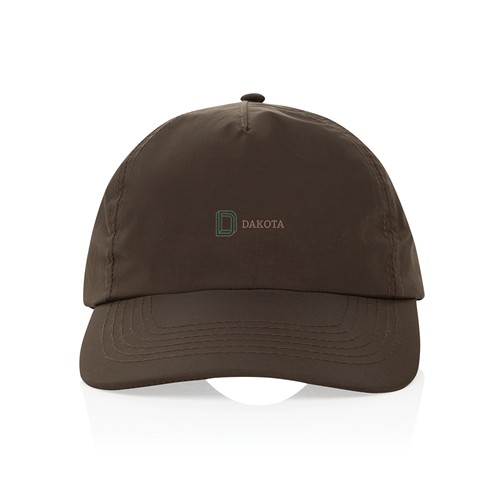 marrón Gorra de béisbol KENTO URBAN RCS 5 paneles nailon reciclado