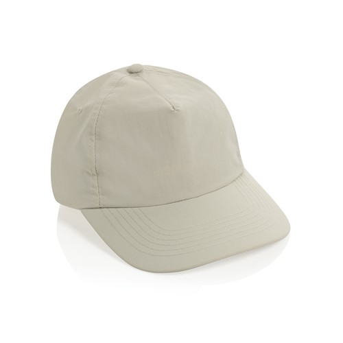 beis Gorra de béisbol KENTO URBAN RCS 5 paneles nailon reciclado