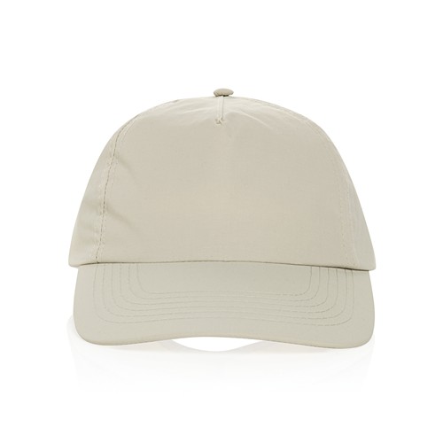 beis Gorra de béisbol KENTO URBAN RCS 5 paneles nailon reciclado