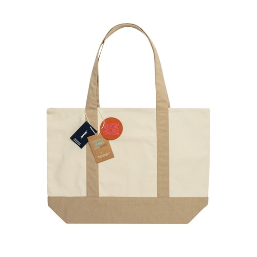 Sac cabas 350gsm en coton recyclé AWARE™ SHOP LOCAL - 3