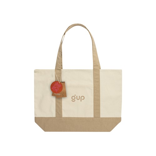 Sac cabas 350gsm en coton recyclé AWARE™ SHOP LOCAL - 5