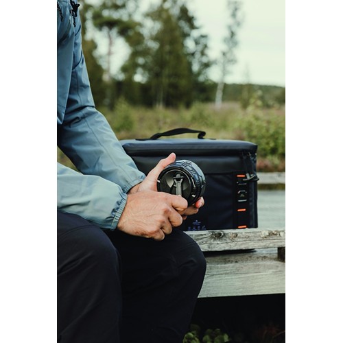 black Linterna camping portátil Nordic Drift Everest RCS manivela