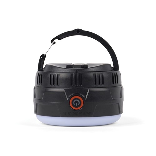 black Linterna camping portátil Nordic Drift Everest RCS manivela