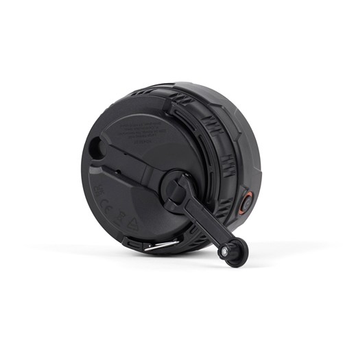 black Linterna camping portátil Nordic Drift Everest RCS manivela