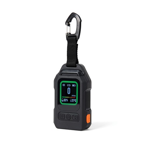 black Detector de monóxido de carbono Nordic Drift Everest LED