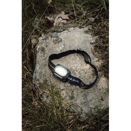 black Linterna frontal doble batería Nordic Drift Everest