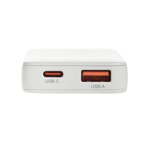 white Cargador plano Fluxo RCS 65W GaN y conectores universales