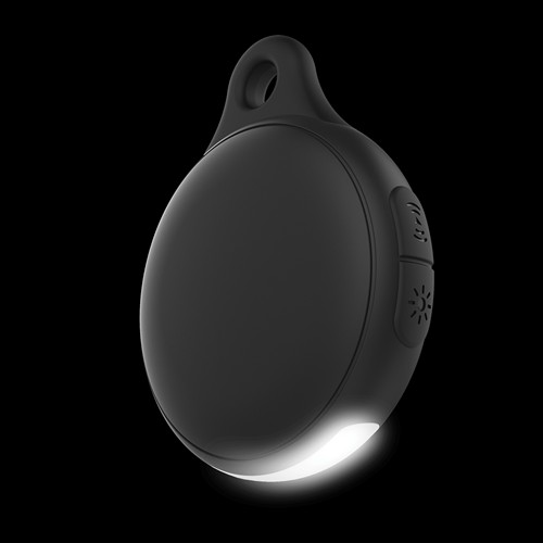 black Localizador Urban Vitamin Aptos dual recargable con luz