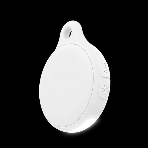 white Localizador Urban Vitamin Aptos dual recargable con luz