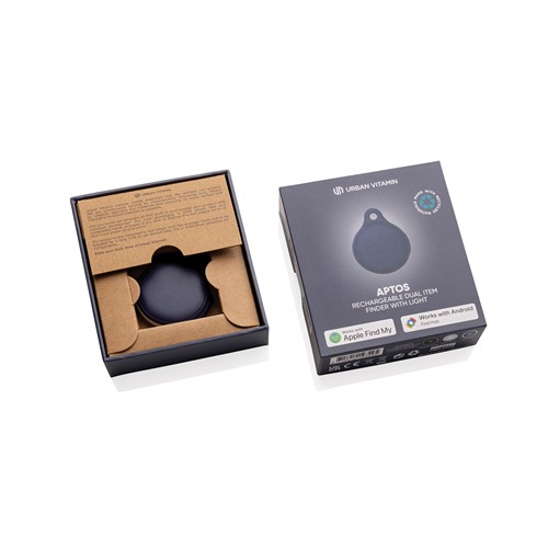 blue Localizador Urban Vitamin Aptos dual recargable con luz