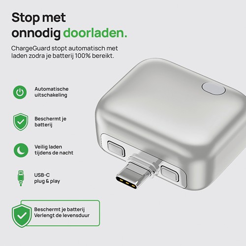Adaptador USB-C ChargeGuard RCS con desconexión automática