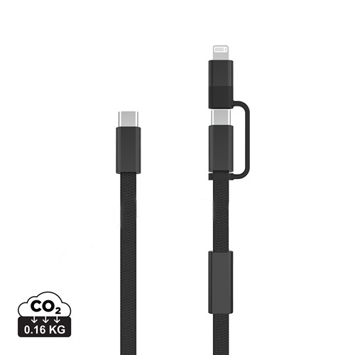 CABLE DE CARGA RÁPIDA 2 EN 1 ARC RCS DE 60W Y 120 CM