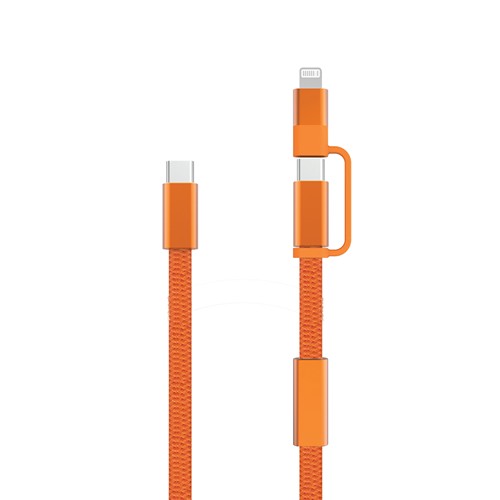 CABLE DE CARGA RÁPIDA 2 EN 1 ARC RCS DE 60W Y 120 CM