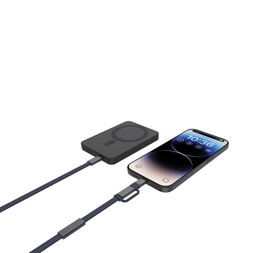 blue Cable de carga rápida 2 en 1 Arc RCS de 60W y 120 cm