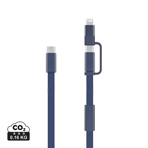 Cable de carga rápida 2 en 1 Arc RCS de 60W y 120 cm