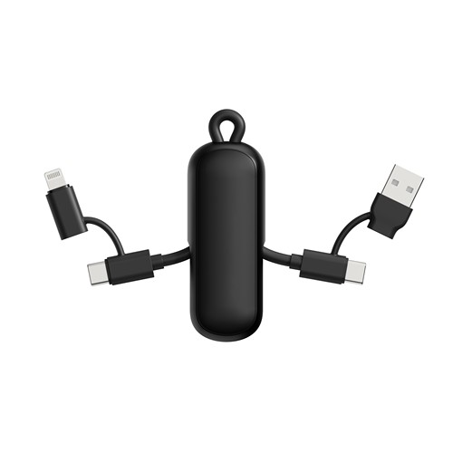 black Cable llavero Urban Vitamin Dublin 100W 4 en 1