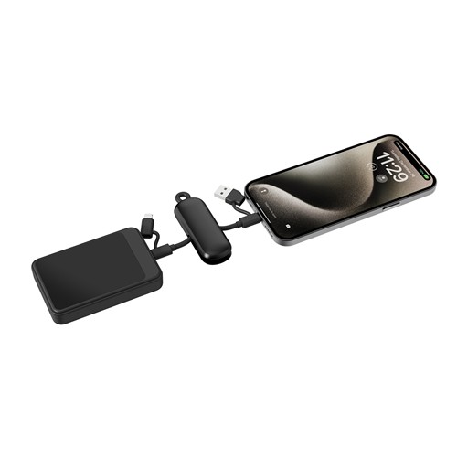 black Cable llavero Urban Vitamin Dublin 100W 4 en 1