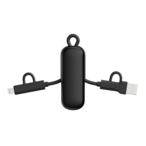 black Cable llavero Urban Vitamin Dublin 100W 4 en 1