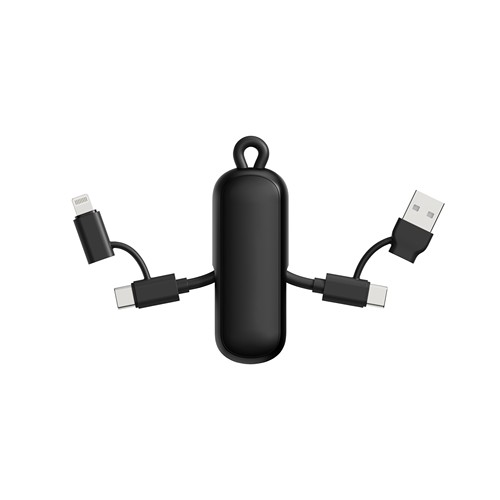black Cable llavero Urban Vitamin Dublin 100W 4 en 1
