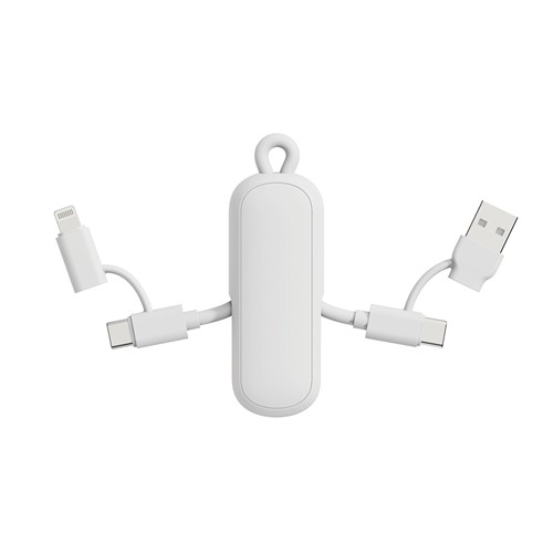 white Cable llavero Urban Vitamin Dublin 100W 4 en 1