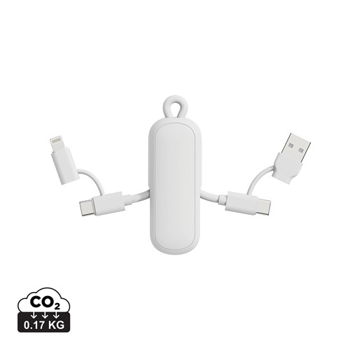 white Cable llavero Urban Vitamin Dublin 100W 4 en 1