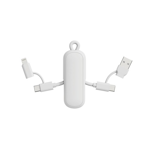 white Cable llavero Urban Vitamin Dublin 100W 4 en 1