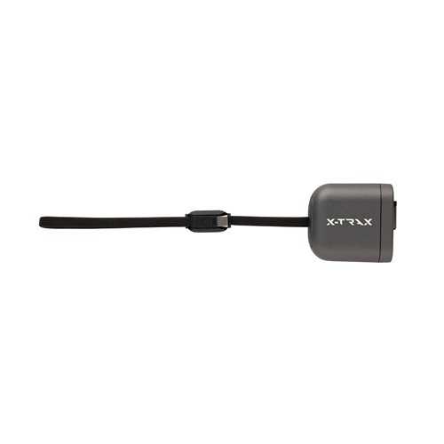 gray Cable de carga rápida 100W retráctil reciclado Spira RCS