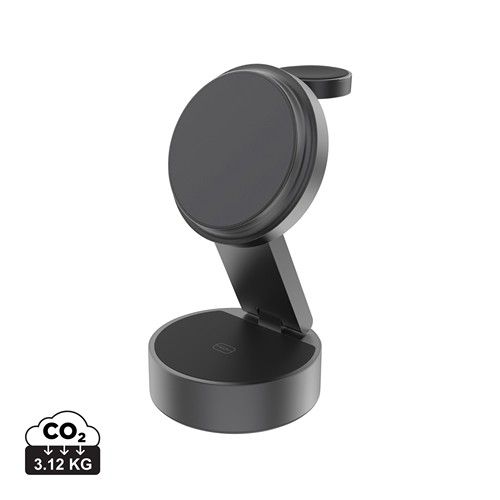 CARGADOR INALÁMBRICO ULTRARRÁPIDO 3 EN 1 QUANTUM RCS 25W