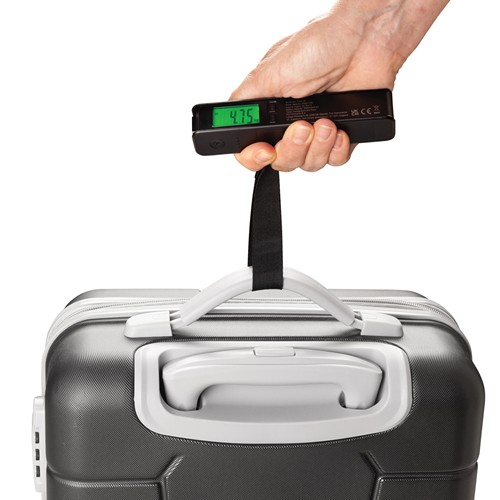 black Báscula equipaje Swiss Peak 5 en 1, batería y linterna