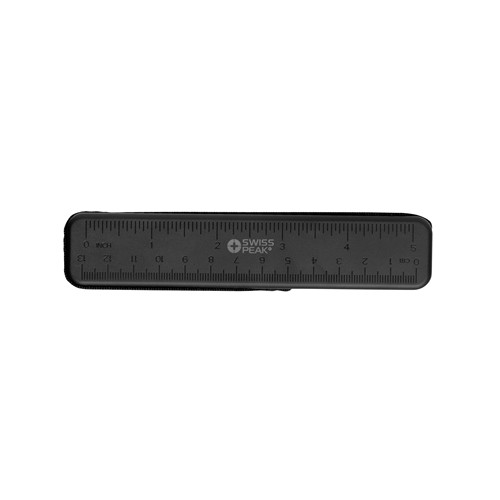 black Báscula equipaje Swiss Peak 5 en 1, batería y linterna