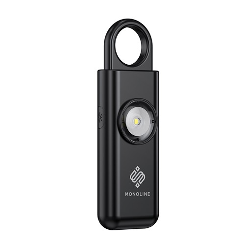 black Alarma de emergencia recargable Safio RCS con función SOS