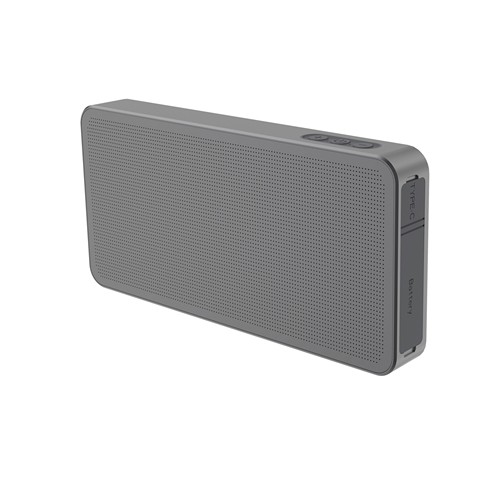 gray Altavoz 10W Aeris RCS ultrafino IPX5 y batería extraíble