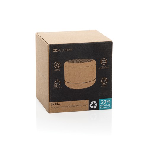 blue Altavoz Peblo RCS con batería extraíble 3W