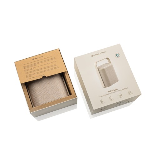 beis Altavoz Urban Vitamin Newark RCS 10W con batería extraíble