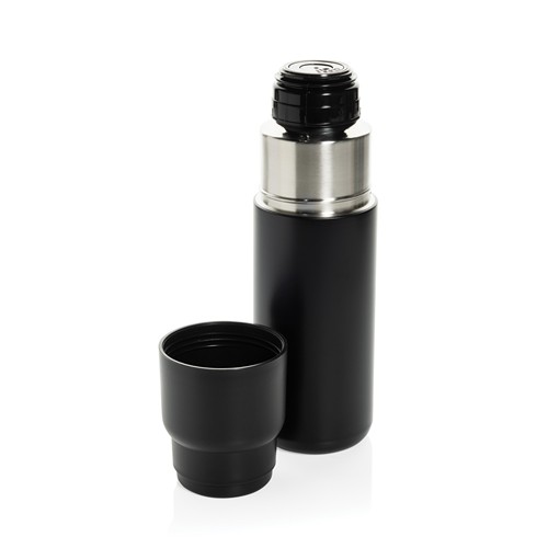 black Termo reciclado Thermocup RCS con taza de 500 ml