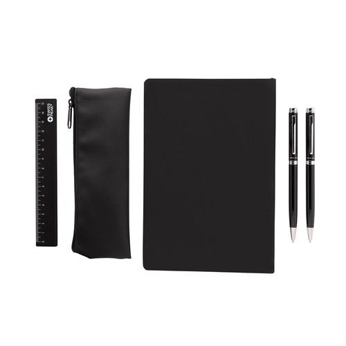black Set de papelería Swiss Peak RCS OSLO RCS