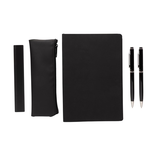 black Set de papelería Swiss Peak RCS OSLO RCS