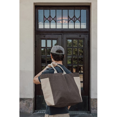 marrón Bolsa de compra BEAU AWARE™ de lona reciclada 400 g/m²