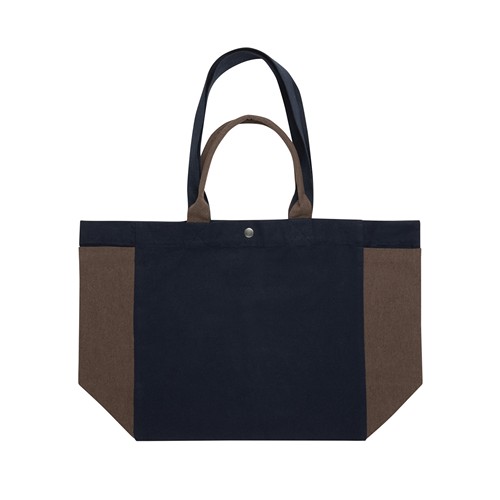 azul marino Bolsa de compra BEAU AWARE™ de lona reciclada 400 g/m²