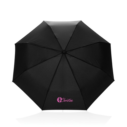 black Paraguas KENTO URBAN AWARE™ 190T RPET de 21'' automático.