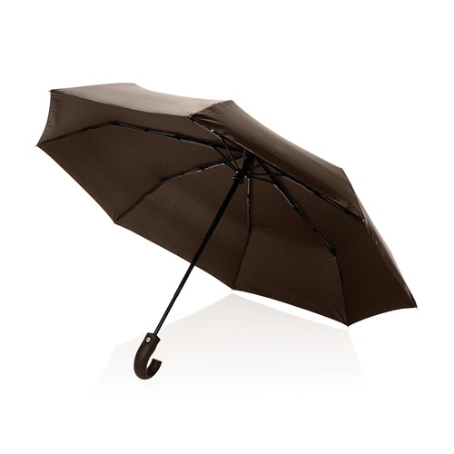 marrón Paraguas KENTO URBAN AWARE™ 190T RPET de 21'' automático.