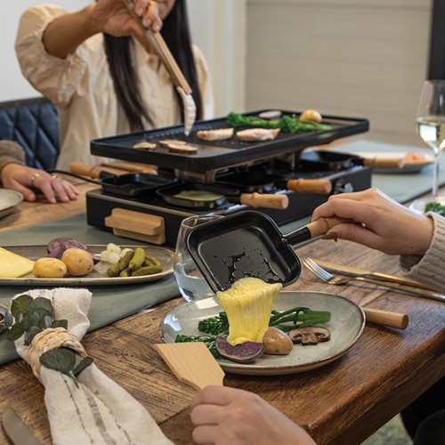 black Raclette Gourmet Party para 8 personas BOSKA (UE tipo F)