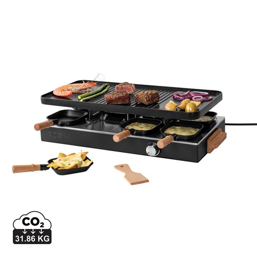 RACLETTE GOURMET PARTY PARA 8 PERSONAS BOSKA (UE TIPO F)
